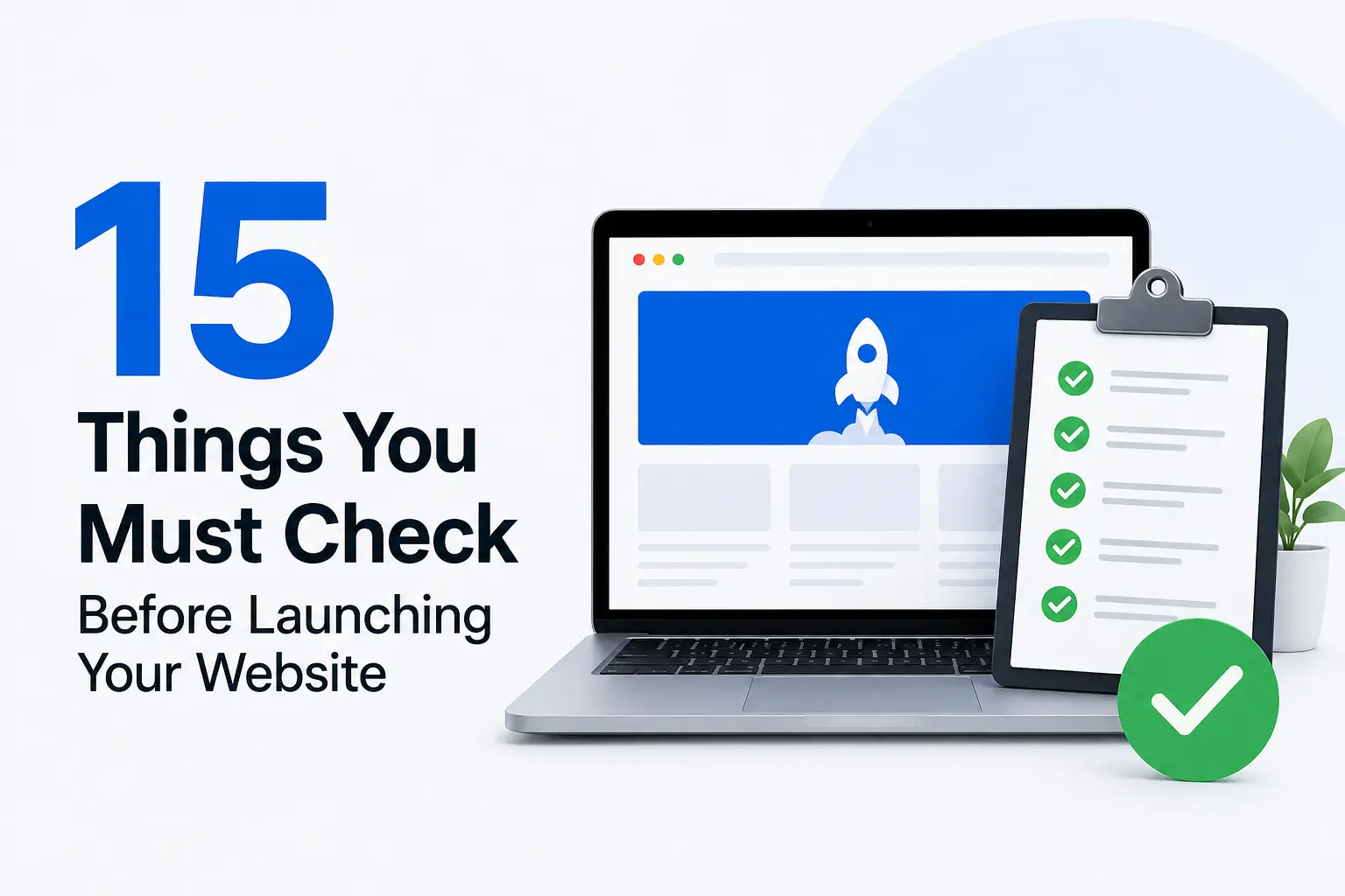 15 Things You Must Check Before Launching Your Website