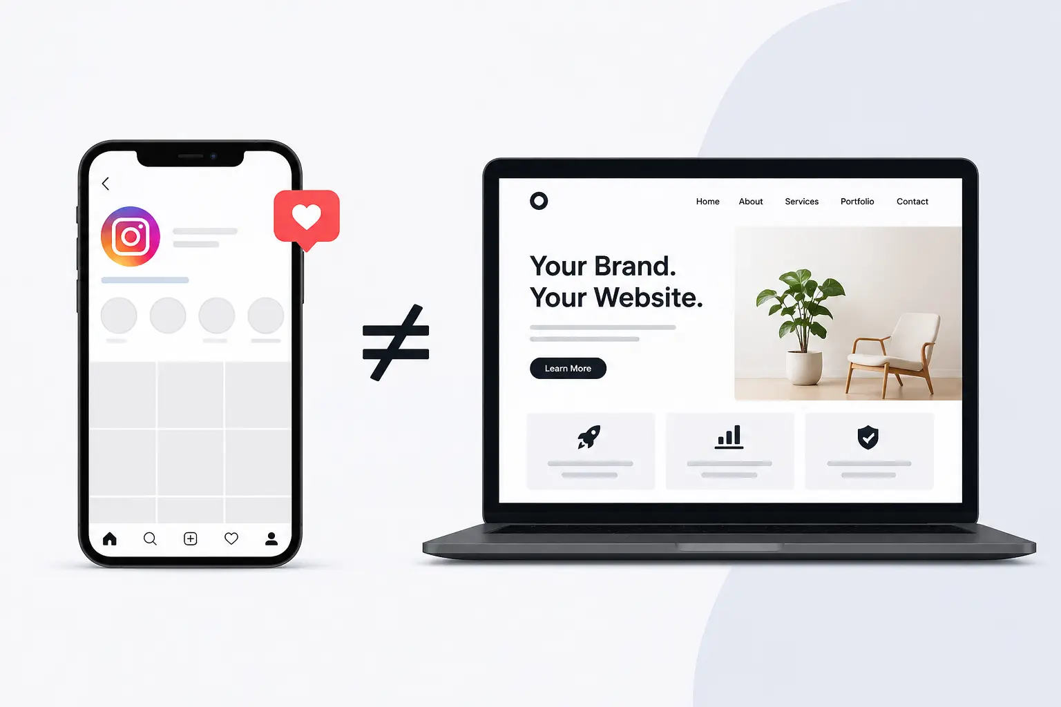Why an Instagram Page Isn't Enough — Your Business Needs a Website